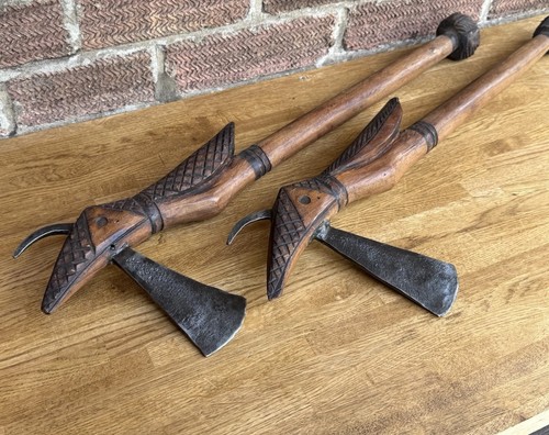 Antique pair african hand - pair, of
