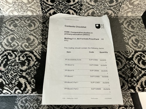 E309 open university - -,
