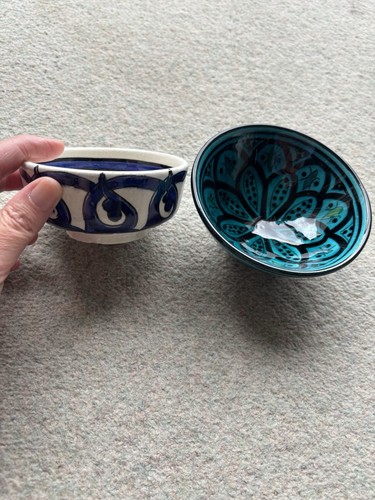 Vintage hand painted - vintage, pottery