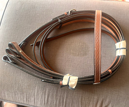 Premium brown leather bridle - premium,
