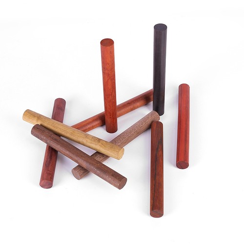 2pcs round wood stick - round,