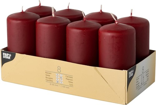 Papstar pillar candles 50mm - papstar, x