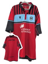 Glasgow Warriors Rugby Shirt Macron Size 5XL SP Energy Advertising