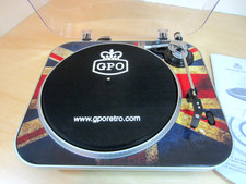 GPO Jam Retro Turntable 3 Speed Record  Vinyl to PC with onboard speakers