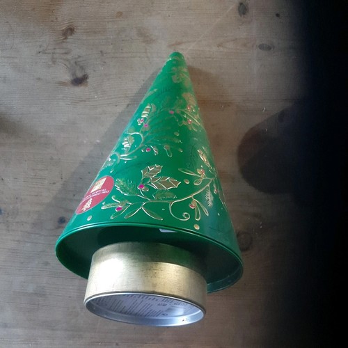Christmas tree tin musical - tree,