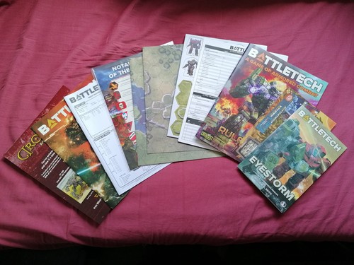 Battletech rulebook box - battletech,