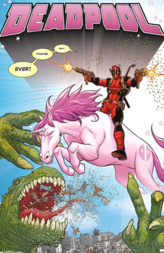 Deadpool unicorn poster - unicorn,