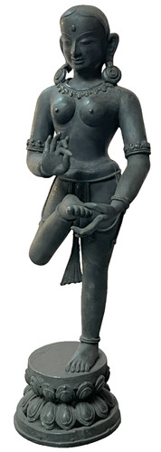 Antique indian bronze dancing - indian,