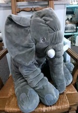 Gray Elephant Plush 25" Jumbo