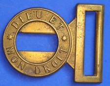 British Army brass belt buckle