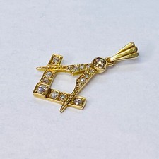 10ct Gold Masonic Diamond
