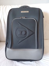Dunlop Travel Case Pull Along Suitcase Dunlop Black Suitcase travel luggage