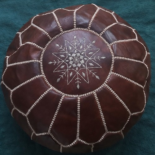 Moroccan pouf handmade - moroccan, ,handmade