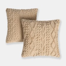Set of 2 Cushion Covers Soft