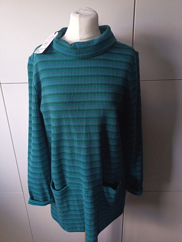Seasalt stripe roll neck long - roll,