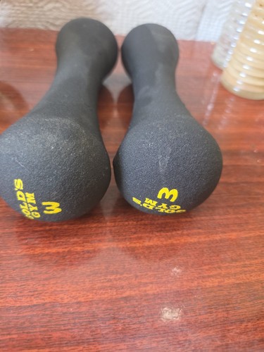 Set neoprene dumbells 3lb - dumbells,