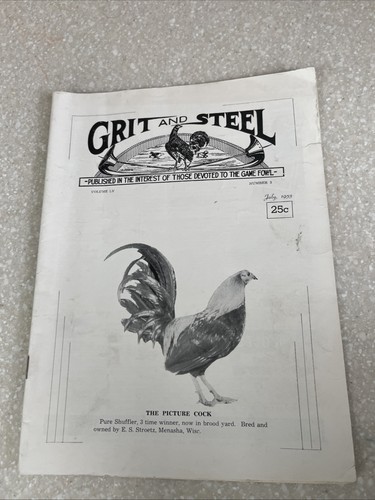Vtg grit and steel magazine - vtg,