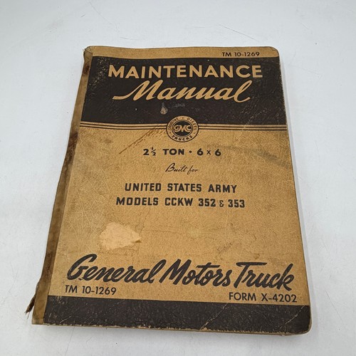 1942 army maintenance manual - maintenance,