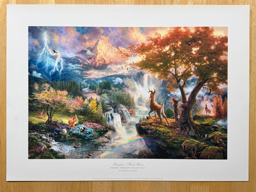 Thomas kinkade bambi first - bambi's,