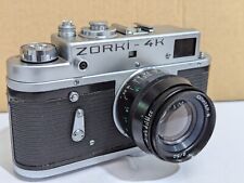 Old Vintage ZORKI 4  35mm Rangefinder Film Camera. Please Read