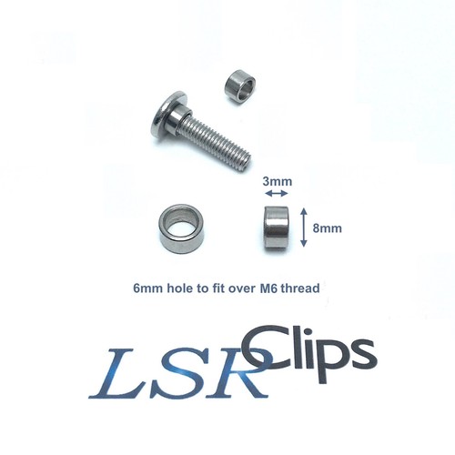 Stainless steel shoulders - stainless, m5
