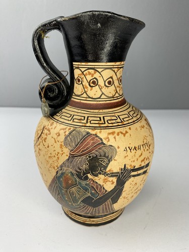 Vintage greek jug 480 bc - vintage,
