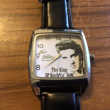 Elvis Presley The King of Rock and Roll Quartz Watch. Unused . Battery Included