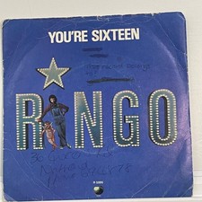 Ringo Starr You're Sixteen 7" Vinyl Single Apple Records Beatles 45 RPM VTG