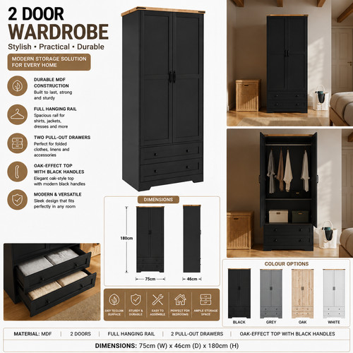 Modern door wardrobe - door, 2