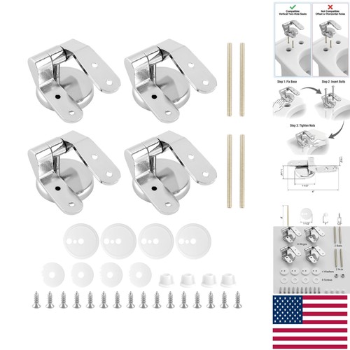 Toilet seat hinge - toilet,