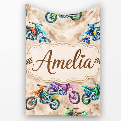 Soft fleece blanket colorful - soft,