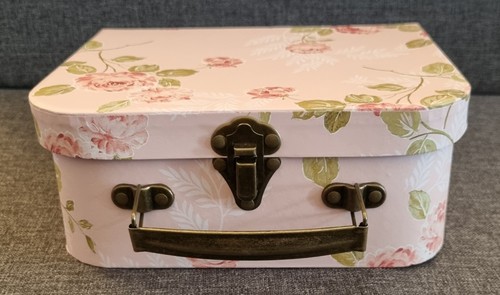 Pink green floral - pink, &