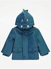 Blue dinosaur fleece lined - blue,
