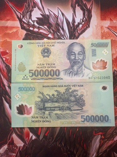 Vietnamese dong 500k 500000 - dong,