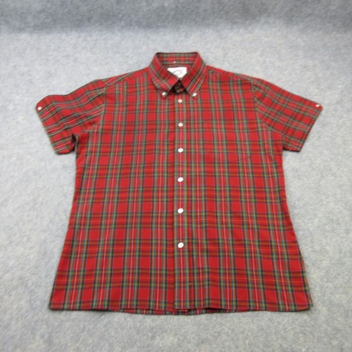 Brutus shirt mens red check - red,