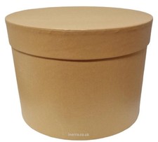 1 x Large Gold Flower Hat Box