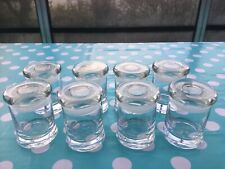 Glass airtight jar with lid (small) x 8