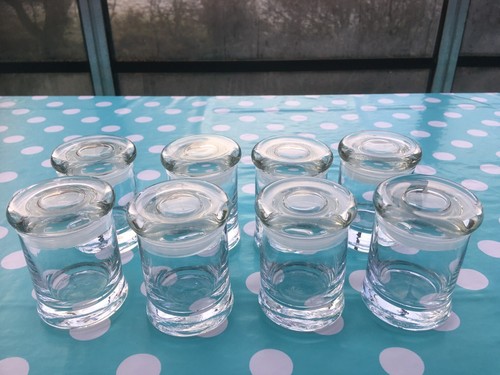 Glass airtight jar with - , lid