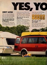 1988 Print ad Chevy Astro Van