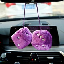 Purple hanging dice for - purple, car