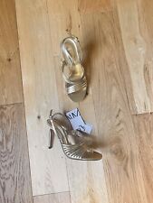 Zara Gold Metallic Strap High