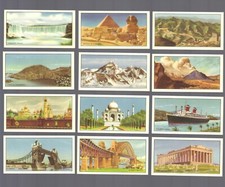CIGARETTE/TRADE/CARDS. Beaulah's (Canners). MARVELS OF THE WORLD. (Set).(1954).