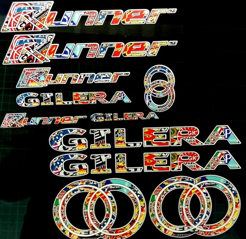Gilera runner decals stickers - gilera,