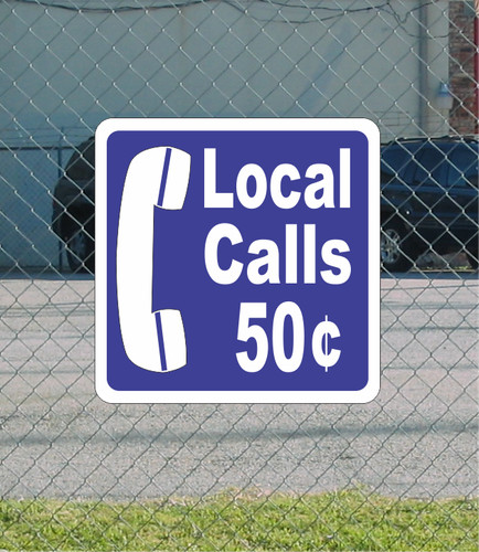 Local calls cents metal - local,