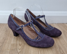 Hotter Purple T Bar Heels UK 8
