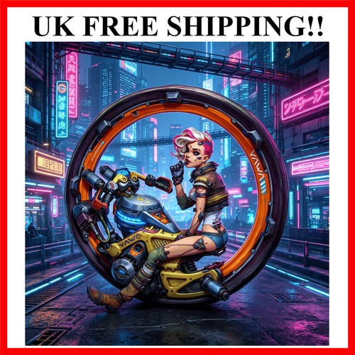 Scale monowheel biker - 1/24,