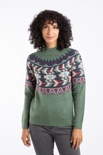Weird Fish Arelia Ikat Knitted Jumper