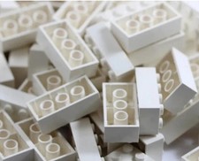 LEGO White 2x4  Bricks Ref