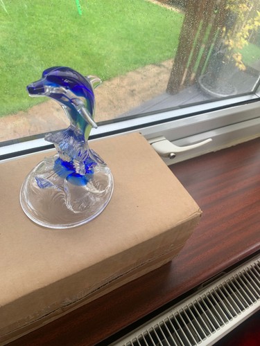 Merano glass dolphin - glass,