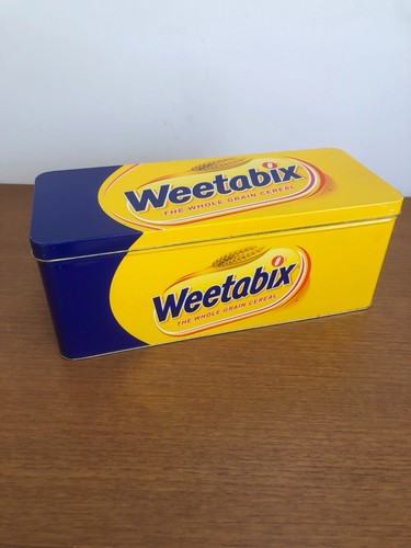 Vintage hinged weetabix - vintage, tin